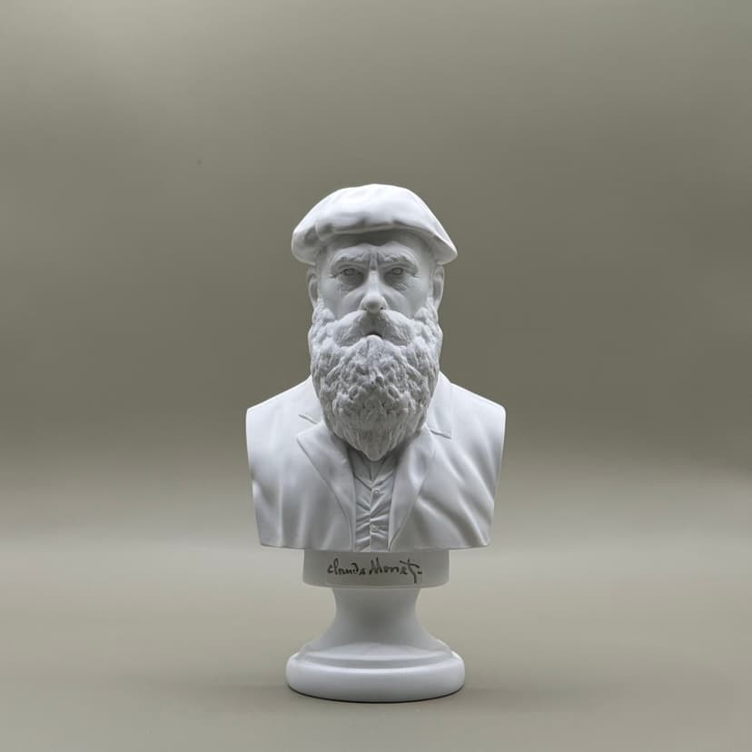 Claude Monet bust