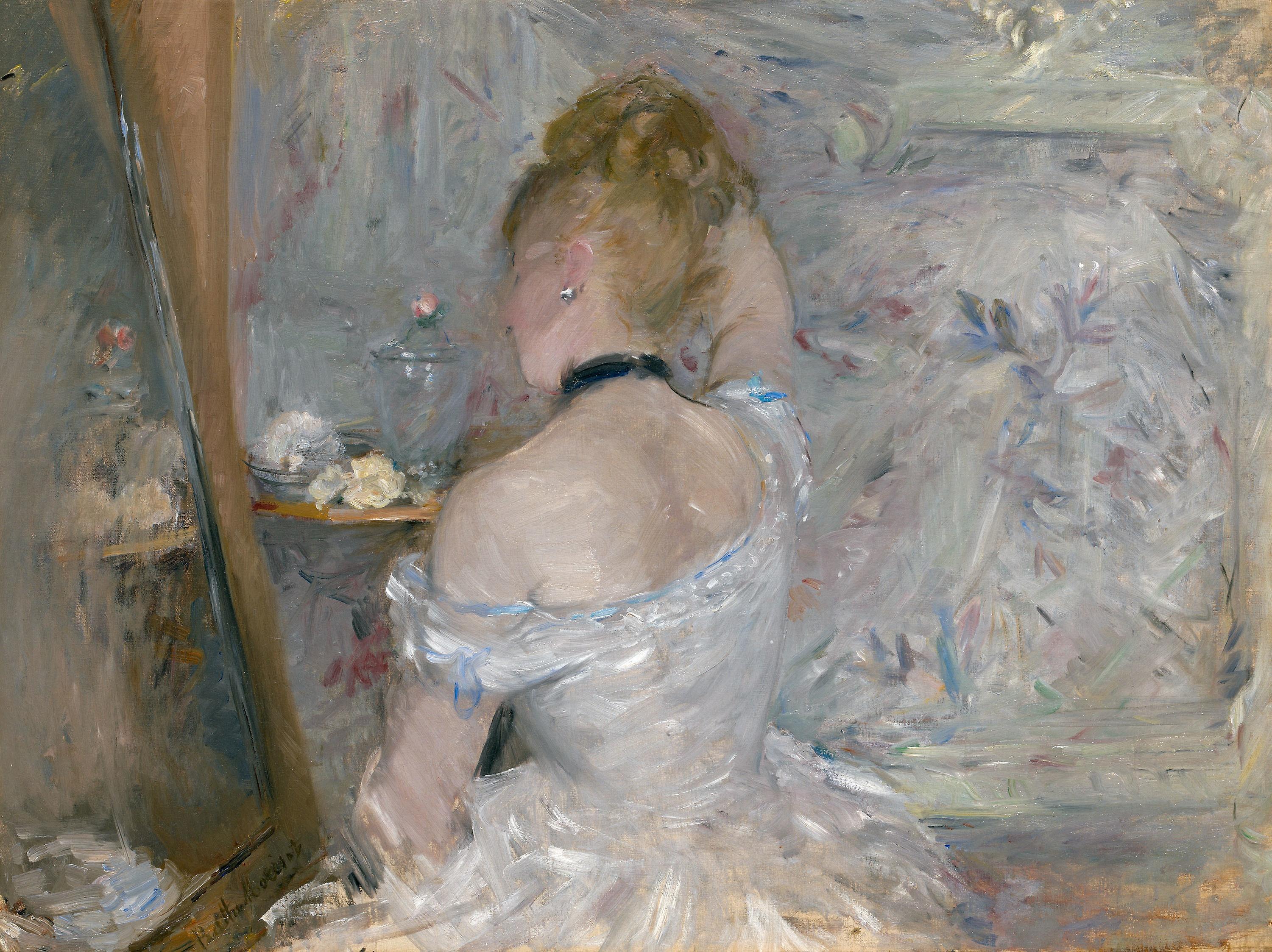 Woman at her Toilette