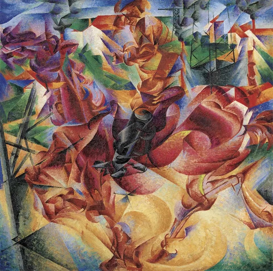 Futurism and Vorticism representative artwork